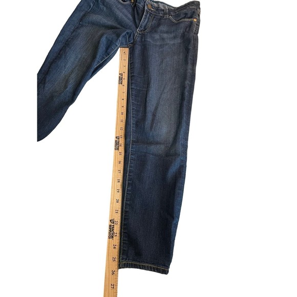 PAIGE Women’s Size 28‎ Dark Wash Kylie Crop Denim Jeans - Picture 11 of 14